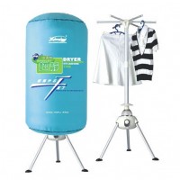 New design 15kg 900w gas centrifuge classic mini warm machine three feet umbrella vertical balcony clothes dryer heater